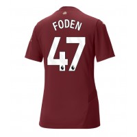 Fotbalové Dres Manchester City Phil Foden #47 Dámské Alternativní 2024-25 Krátký Rukáv